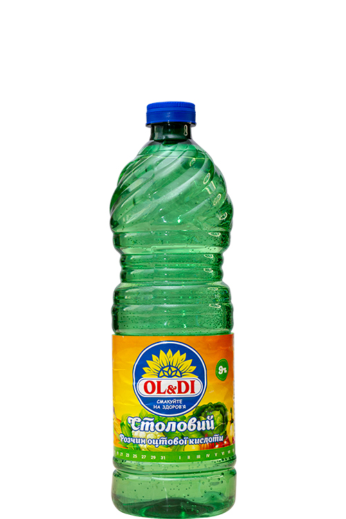 Оцет столовий 0,9л (9%)