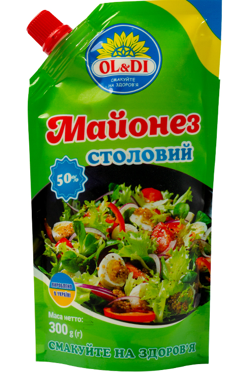 Майонез “Столовий” 50% Дойпак